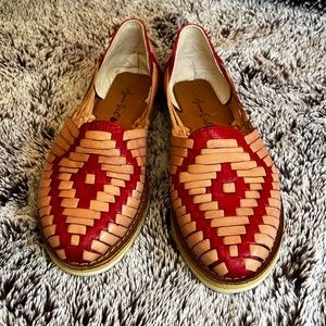 Leather Mexican shoes